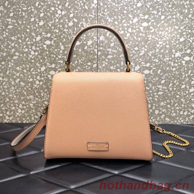 VALENTINO VSLING small Grain calf leather Shoulder bag WB0F53 Cinnamon Pink