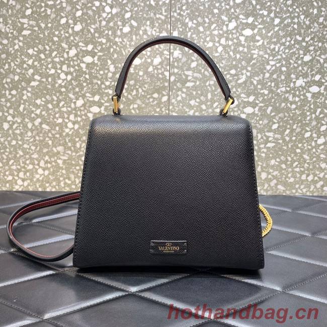 VALENTINO VSLING small Grain calf leather Shoulder bag WB0F53 b;ack