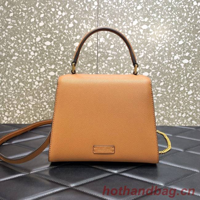 VALENTINO VSLING small Grain calf leather Shoulder bag WB0F53 brown