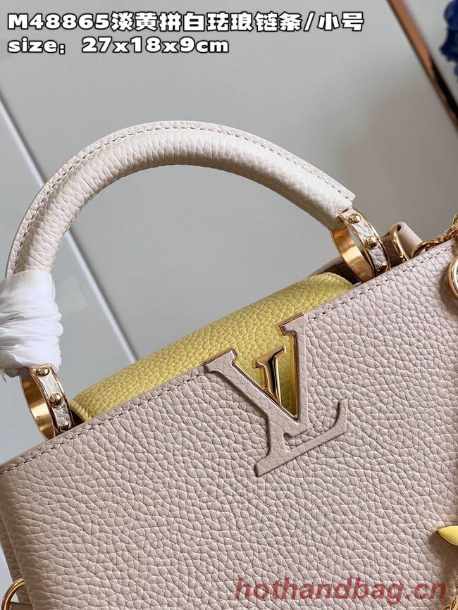 Louis Vuitton Capucines BB M21043 light yellow