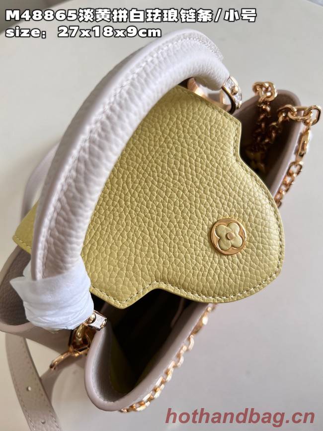 Louis Vuitton Capucines BB M21043 light yellow