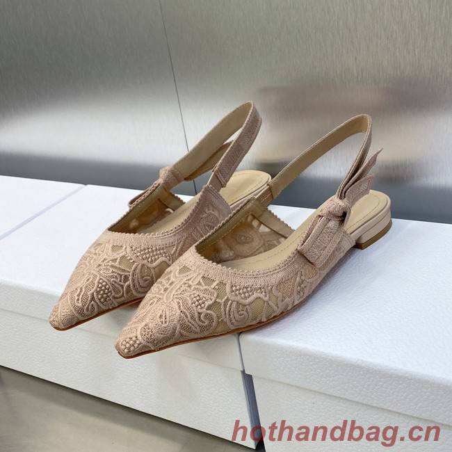 JADIOR SLINGBACK FLAT Embroidered Cotton 93528-2