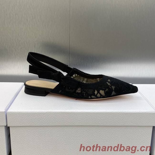 JADIOR SLINGBACK FLAT Embroidered Cotton 93528-3