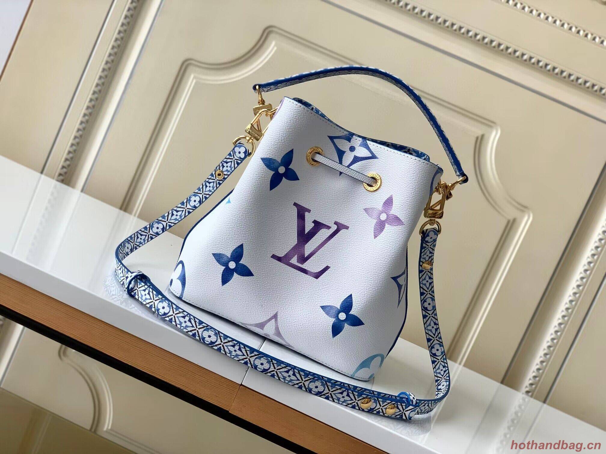 Louis Vuitton Giant Monogram Neonoe BB M22986 Gradient Print Blue