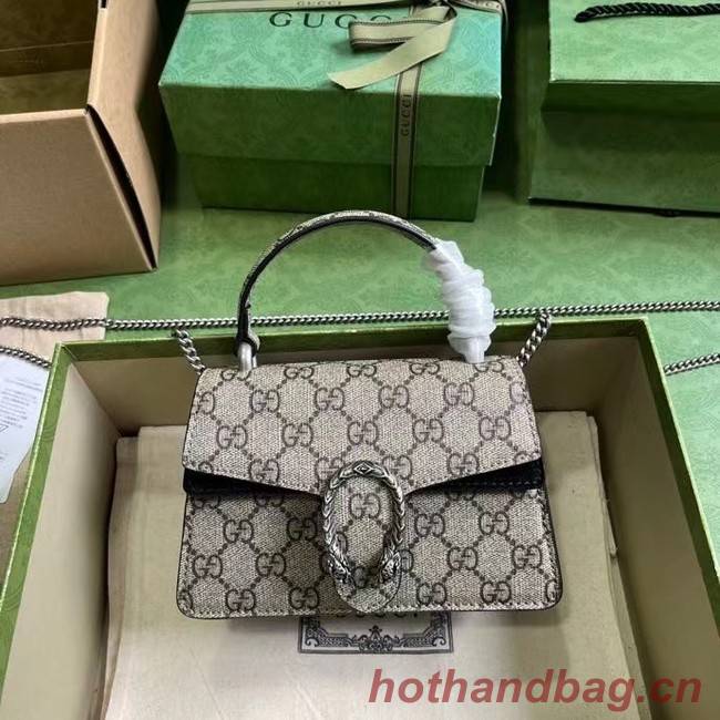 GUCCI DIONYSUS MINI TOP HANDLE BAG 752029 black