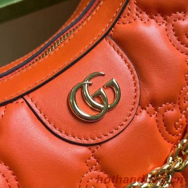 Gucci GG MATELASSE SMALL SHOULDER BAG 739709 orange