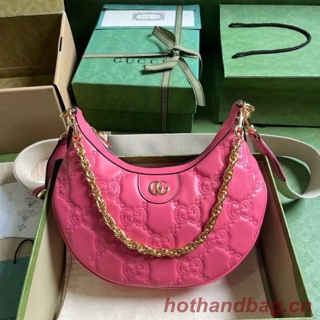 Gucci GG MATELASSE SMALL SHOULDER BAG 739709 rose