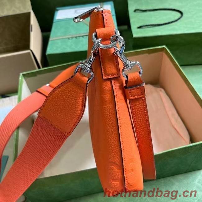 Gucci JUMBO GG MEDIUM MESSENGER BAG 696009 orange