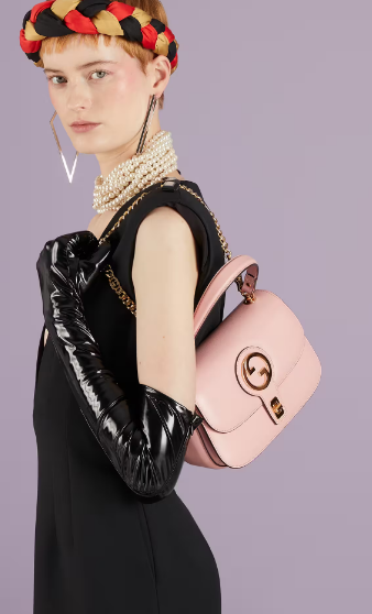 GUCCI BLONDIE TOP-HANDLE BAG 735101 Light pink