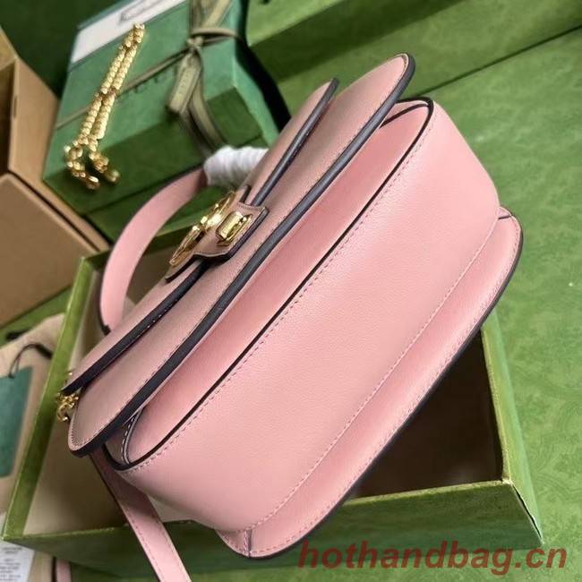 GUCCI BLONDIE TOP-HANDLE BAG 735101 Light pink