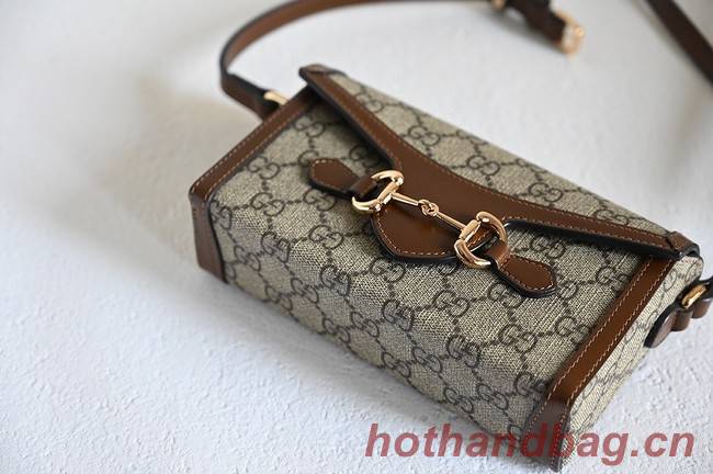 GUCCI HORSEBIT 1955 MINI BAG 699296 Brown