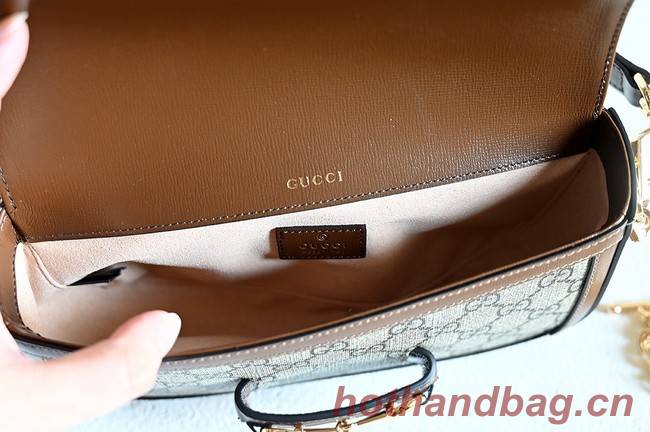 GUCCI HORSEBIT 1955 SMALL SHOULDER BAG 735178 Beige