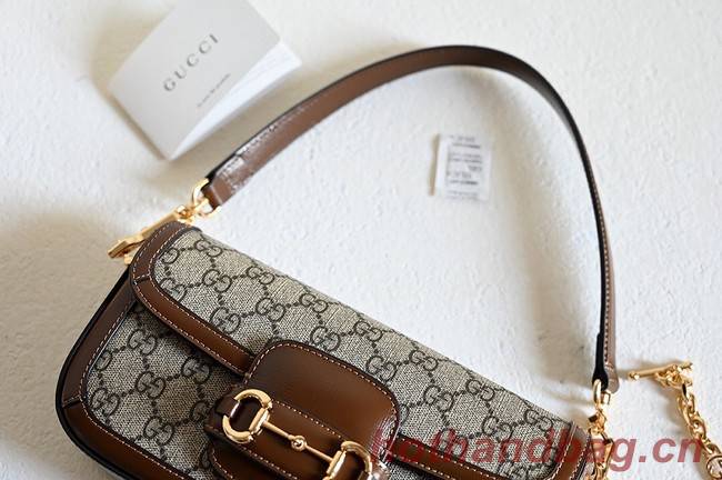 GUCCI HORSEBIT 1955 SMALL SHOULDER BAG 735178 Beige