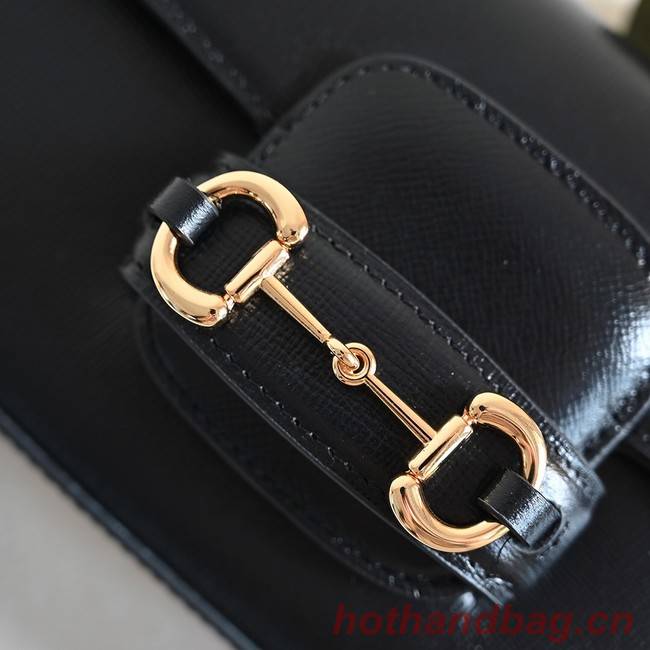 GUCCI HORSEBIT 1955 SMALL SHOULDER BAG 735178 black