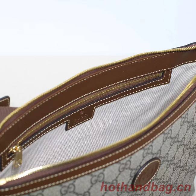 GUCCI MESSENGER BAG WITH INTERLOCKING G 726833 Brown