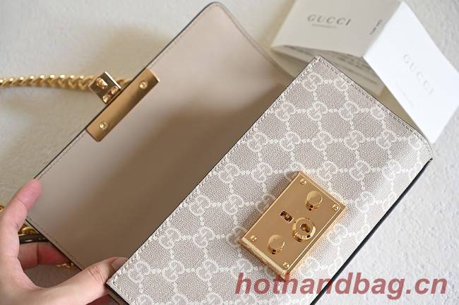 GUCCI PADLOCK MINI SHOULDER BAG 735103 Beige