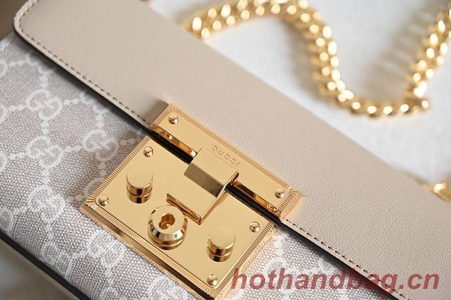 GUCCI PADLOCK MINI SHOULDER BAG 735103 Beige