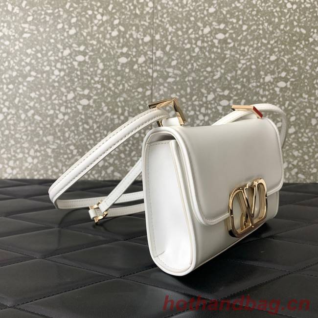 VALENTINO LOCO calf leather mini 0167 white