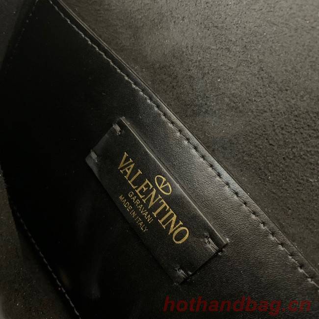 VALENTINO LOCO calf leather mini 0167 black