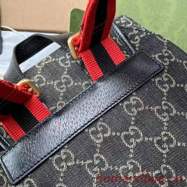 GUCCI Denim BACKPACK WITH INTERLOCKING G 674147 