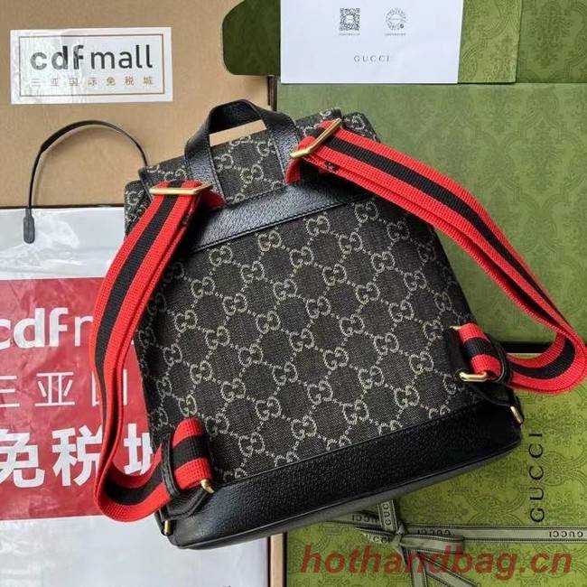 GUCCI Denim BACKPACK WITH INTERLOCKING G 674147 