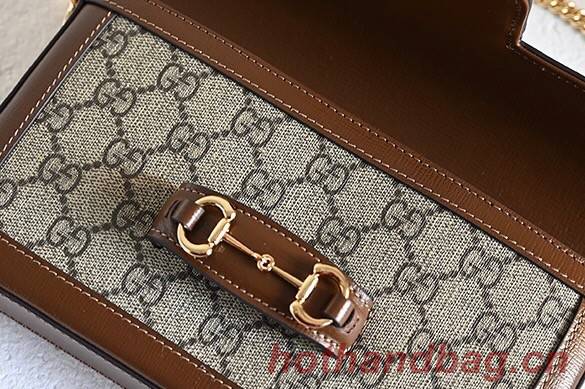 GUCCI HORSEBIT 1955 MINI BAG 752002 BROWN