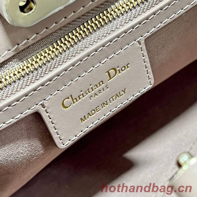 MEDIUM DIOR KEY BAG pink Box Calfskin M1843OBEQ