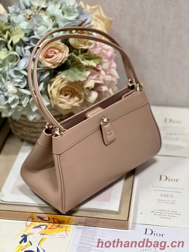 MEDIUM DIOR KEY BAG pink Box Calfskin M1843OBEQ