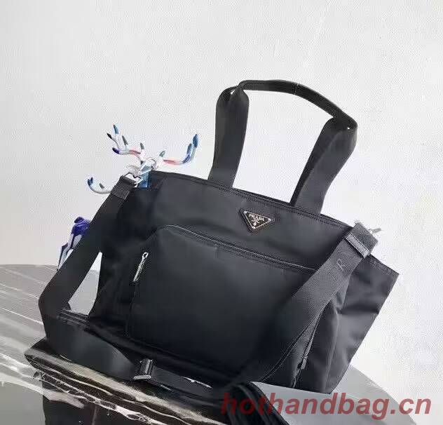 Prada Re-Nylon Tote Shopping Mami Bag 1BG102 Black