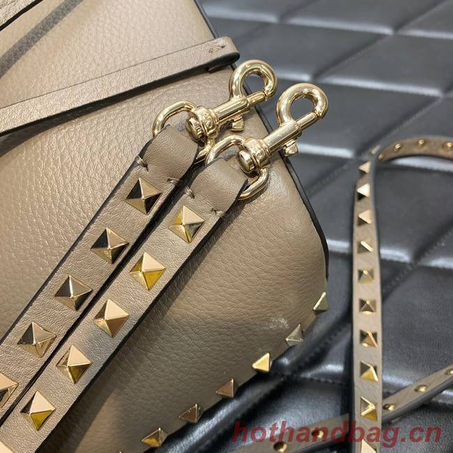 VALENTINO VLOGO SIGNATURE Lambskin nano Bucket Bag 0319 gray