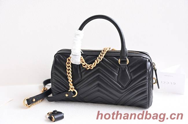 GUCCI GG MARMONT SMALL TOP HANDLE BAG 746319 black