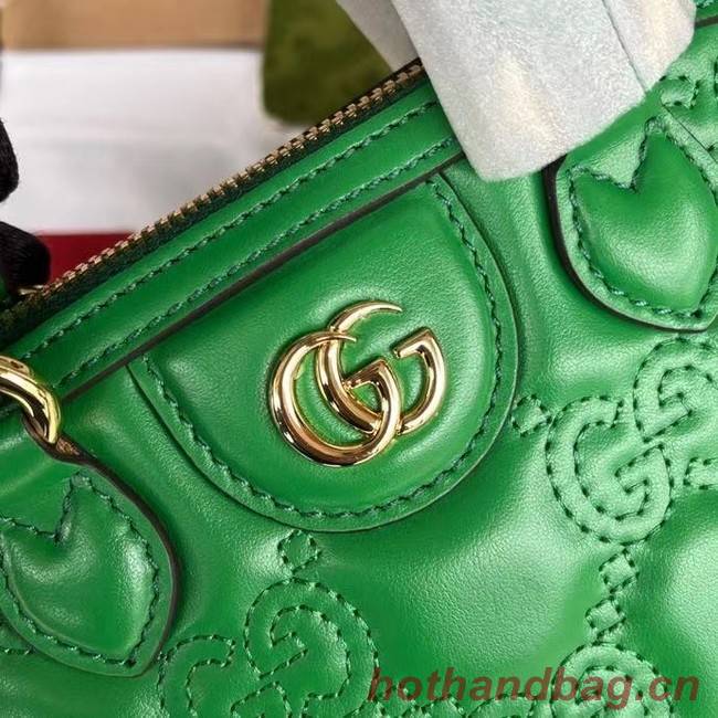 GUCCI GG MATELASSE HANDBAG 727793 green