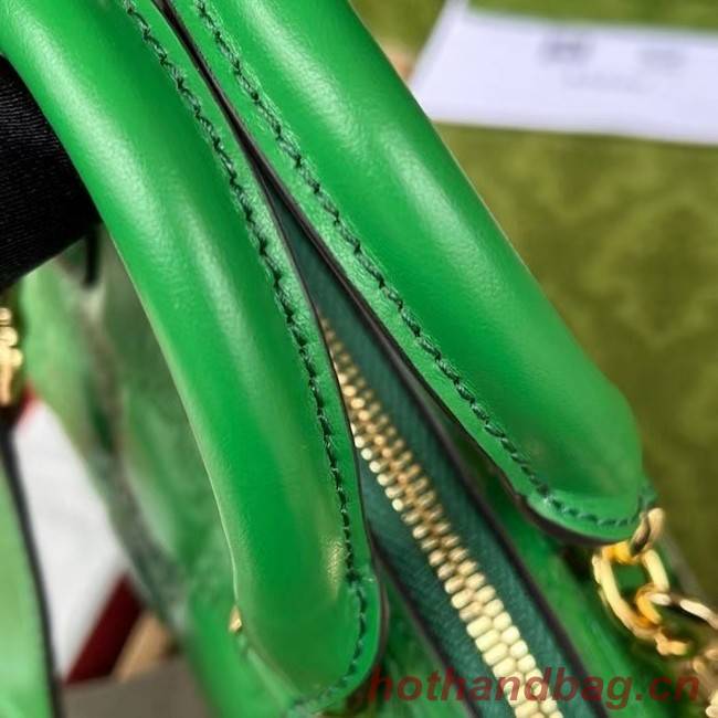 GUCCI GG MATELASSE HANDBAG 727793 green