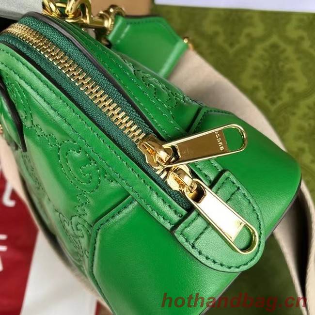 GUCCI GG MATELASSE HANDBAG 727793 green