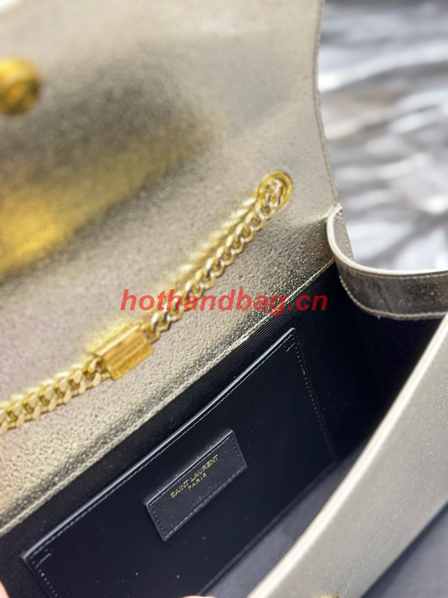 SAINT LAURENT KATE CHAIN WALLET 742833 Light gold