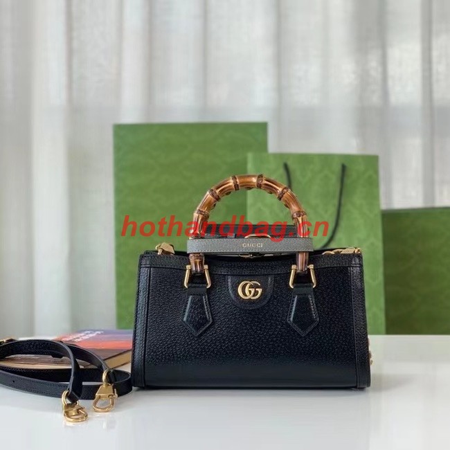 GUCCI DIANA SMALL SHOULDER BAG 735153 Black