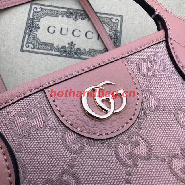 GUCCI OPHIDIA SMALL TOTE BAG 742102 pink