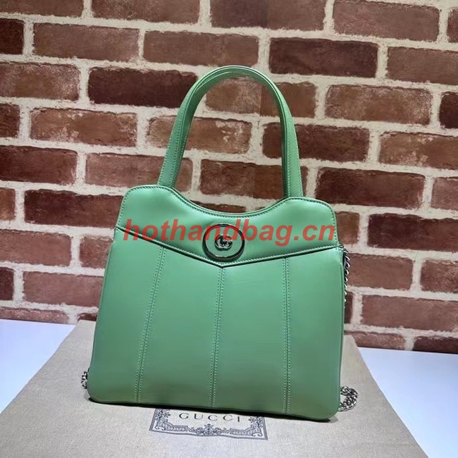 GUCCI PETITE GG SMALL TOTE BAG 745918 Light green 