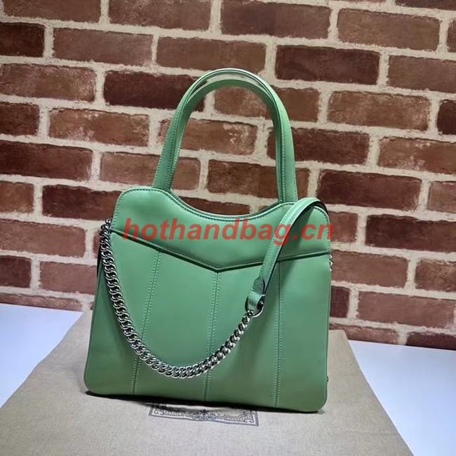 GUCCI PETITE GG SMALL TOTE BAG 745918 Light green 