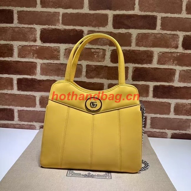 GUCCI PETITE GG SMALL TOTE BAG 745918 Yellow