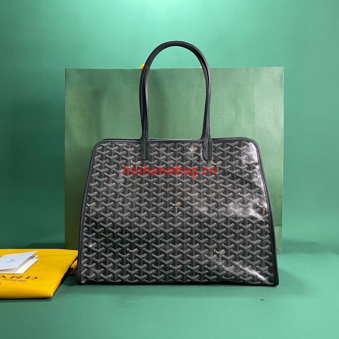 Goyard Hardy 2 Original Calfskin Leather Pet Bag 20299 Black