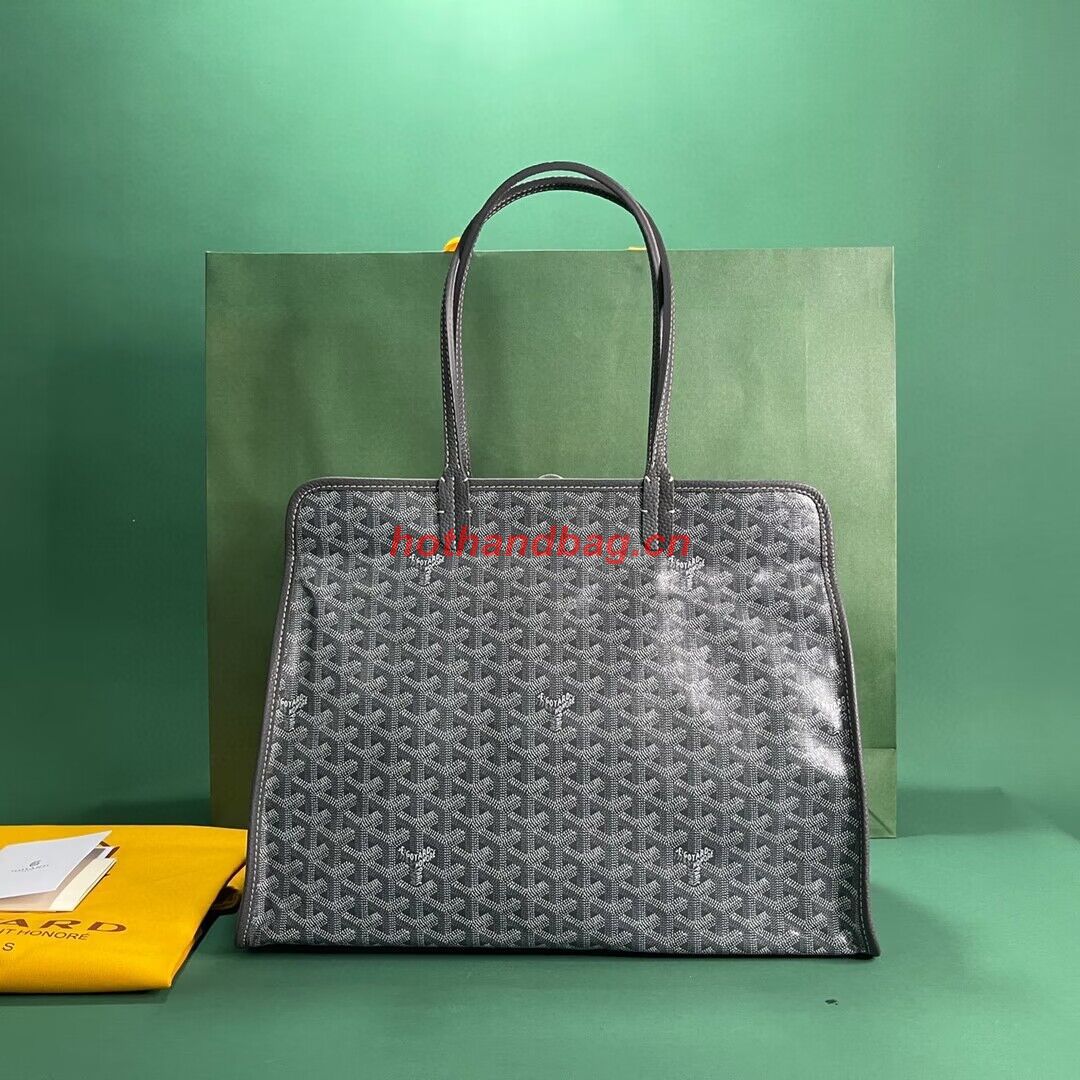 Goyard Hardy 2 Original Calfskin Leather Pet Bag 20299 Gray