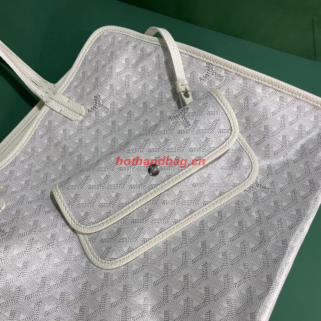 Goyard Hardy 2 Original Calfskin Leather Pet Bag 20299 White