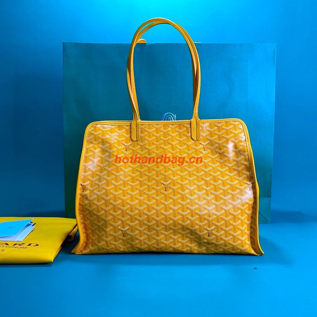 Goyard Hardy 2 Original Calfskin Leather Pet Bag 20299 Yellow