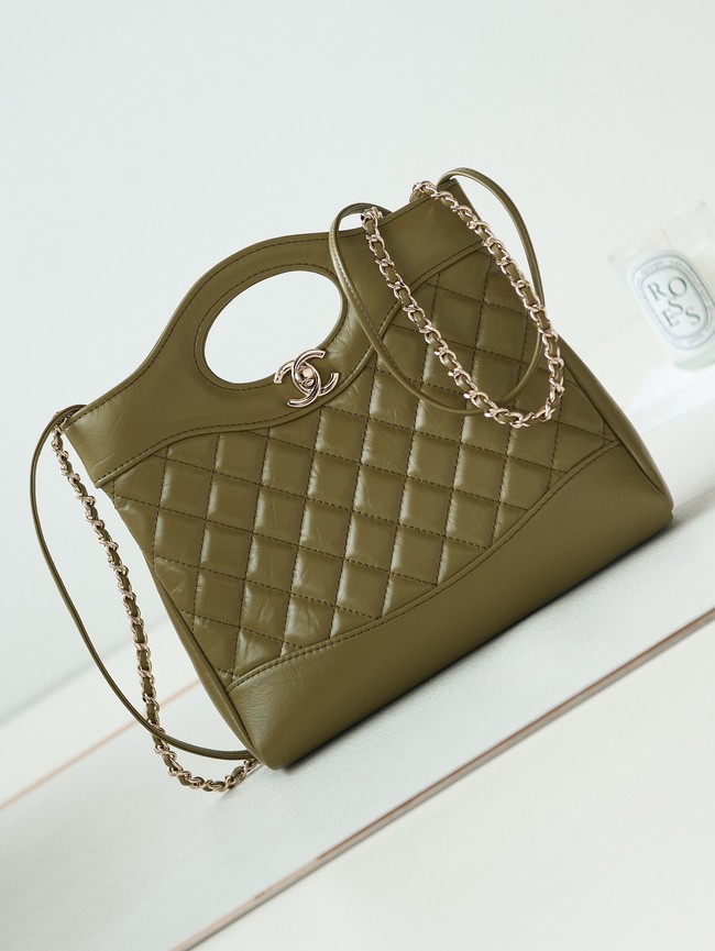 CHANEL 31 MINI SHOPPING BAG AS4133 GREEN