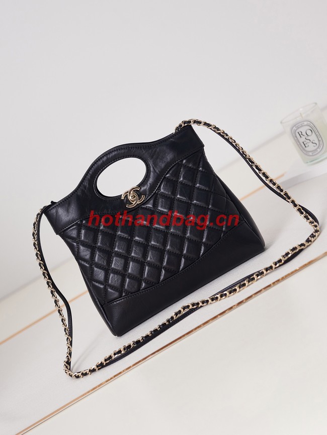 CHANEL 31 MINI SHOPPING BAG AS4133 DARK BLACK