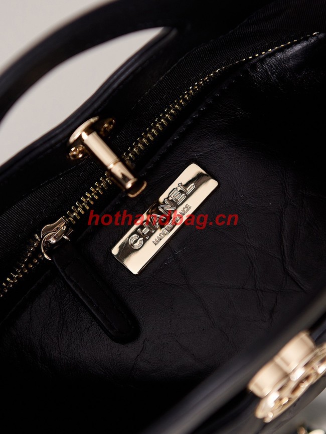 CHANEL 31 MINI SHOPPING BAG AS4133 DARK BLACK