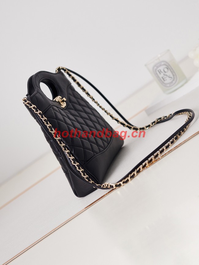 CHANEL 31 MINI SHOPPING BAG AS4133 DARK BLACK