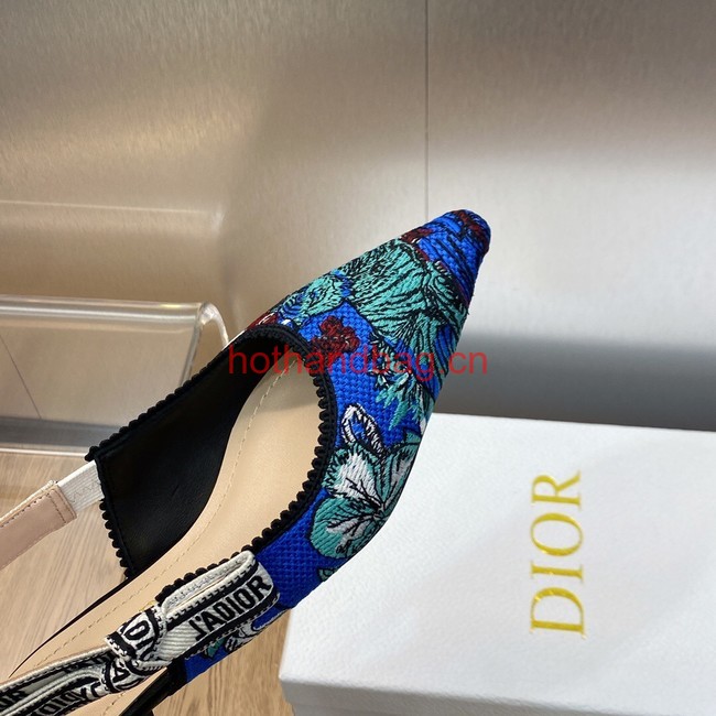 JADIOR SLINGBACK Embroidered Cotton 93552-3