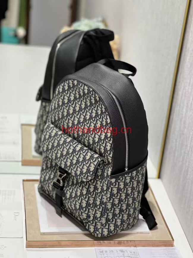 DIOR EXPLORER BACKPACK Beige and Black Dior Oblique Jacquard 1ESBA012YKY